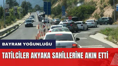 Tatilciler Akyaka sahillerine akın etti