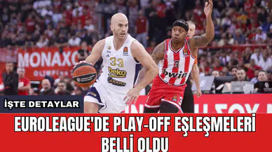 Euroleague'de play-off eşleşmeleri belli oldu