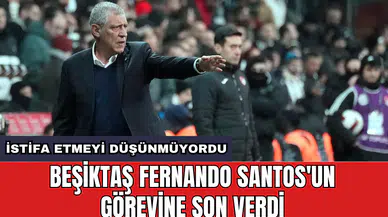 Beşiktaş Fernando Santos'un görevine son verdi