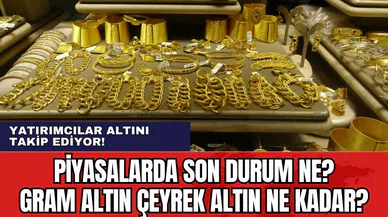 Altın fiyatlarında düşüş! Gram altın ve çeyrek altın fiyatları 14 Nisan 2024 Pazar