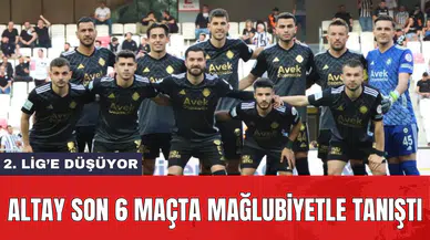 Altay son 6 maçta mağlubiyetle tanıştı