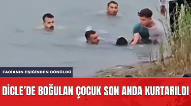 Dicle Nehri’ne atlayan kız çocuğunu vatandaşlar kurtardı