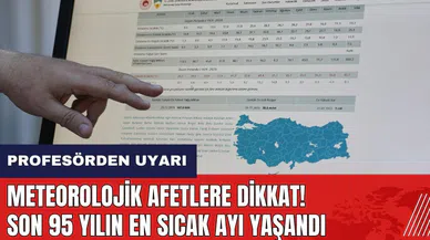 Meteorolojik afetlere dikkat! Son 95 yılın en sıcak ayı yaşandı