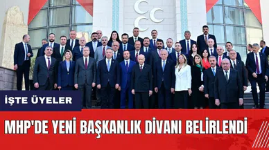 MHP'de yeni Başkanlık Divanı belirlendi! İşte üyeler