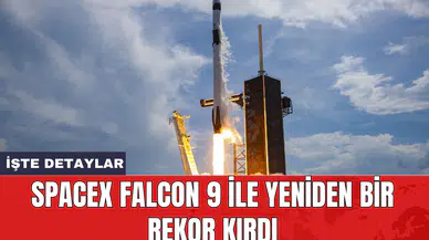 SpaceX Falcon 9 ile yeniden bir rekor kırdı