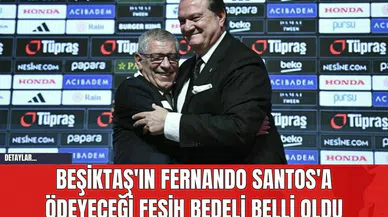 Beşiktaş'ın Fernando Santos'a Ödeyeceği Fesih Bedeli Belli Oldu