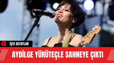 Aydilge Yürüteçle Sahneye Çıktı