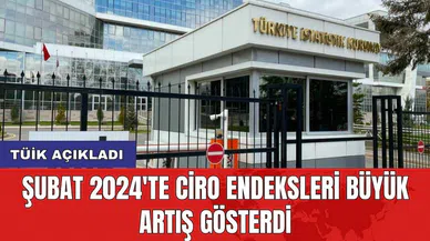 TÜİK Açıkladı: Şubat 2024'te Ciro Endeksleri Büyük Artış Gösterdi