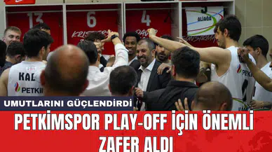 Petkimspor play-off için önemli zafer aldı
