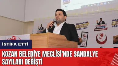 Kozan Belediye Meclisi'nde sandalye sayıları değişti