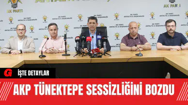 AKP Tünektepe sessizliğini bozdu