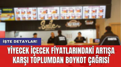 Yiyecek içecek fiyatlarındaki artışa karşı toplumdan boykot çağrısı