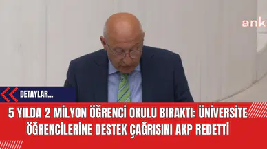 5 Yılda 2 Milyon Öğrenci Okulu Bıraktı: Üniversite Öğrencilerine Destek Çağrısını AKP Redetti