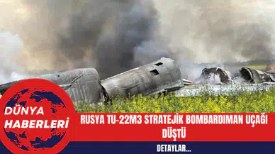 Rusya Tu-22M3 Stratejik Bombardıman Uçağı Düştü