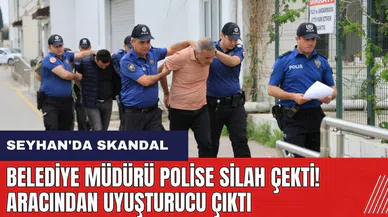 Seyhan'da Belediye Müdürü polise silah çekti! Belediye aracından uyuştur*cu çıktı