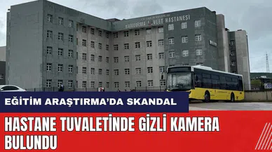 Eğitim ve Araştırma Hastanesinde skandal! Tuvalette gizli kamera bulundu