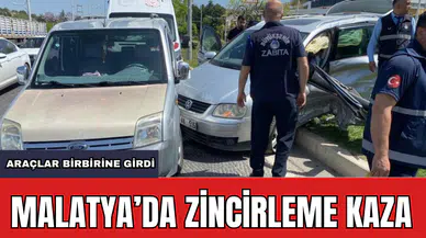 Malatya’da kavşakta üç araç çarpıştı: 4 yaralı
