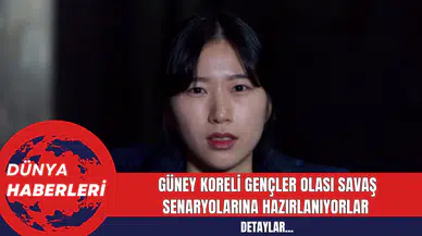 Güney Koreli Gençler Olası Savaş Senaryolarına Hazırlanıyorlar