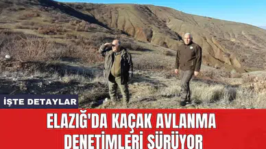 Elazığ'da kaçak avlanma denetimleri sürüyor