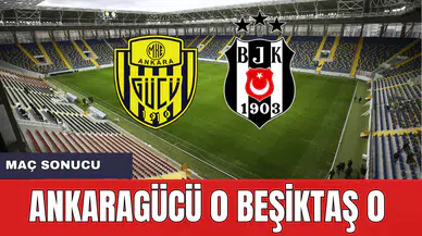 Ankaragücü Beşiktaş Maç Sonucu
