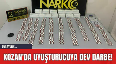 Kozan'da Uyuşturucuya Dev Darbe!