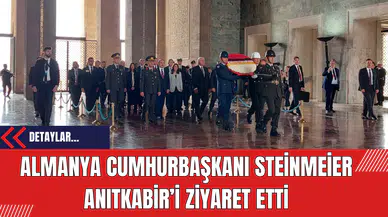 Almanya Cumhurbaşkanı Steinmeier Anıtkabir’i Ziyaret Etti