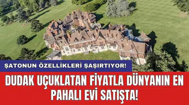 Dudak uçuklatan fiyatla dünyanın en pahalı evi satışta! Şatonun özellikleri şaşırtıyor