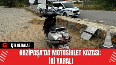 Gazipaşa’da Motosiklet Kazası: İki Yaralı