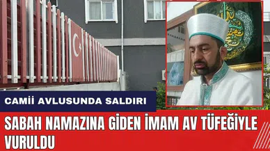 Hatay'da sabah namazına giden imam camii avlusunda vuruldu