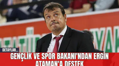Gençlik ve Spor Bakanı'ndan Ergin Ataman'a Destek
