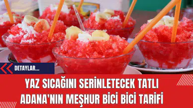 Yaz Sıcağını Serinletecek Tatlı: Adana'nın Meşhur Bici Bici Tarifi