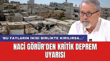 Naci Görür'den kritik deprem uyarısı: 'Bu fayların ikisi birlikte kırılırsa...'