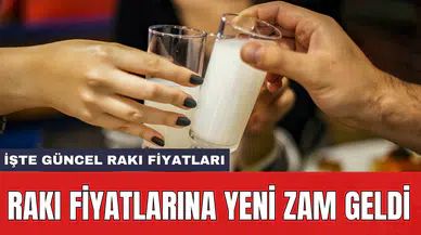 Rakı fiyatlarına yeni zam geldi: İşte güncel rakı