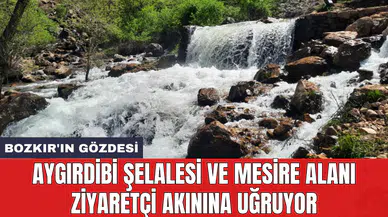 Aygırdibi Şelalesi ve Mesire Alanı ziyaretçi akınına uğruyor