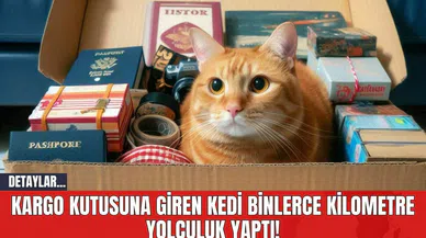 Kargo Kutusuna Giren Kedi Binlerce Kilometre Yolculuk Yaptı!