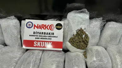 Ticari takside 41 kilo "skunk" ele geçirildi