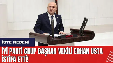 İYİ Parti Grup Başkan vekili Erhan Usta istifa etti! İşte nedeni