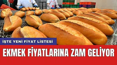 Ekmek fiyatlarına zam geliyor