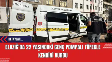 Elazığ'da 22 Yaşındaki Genç Pompalı Tüfekle Kendini Vurdu