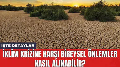 İklim krizine karşı bireysel önlemler nasıl alınabilir?