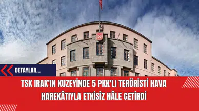 TSK Irak'ın Kuzeyinde 5 P*K'lı Ter*risti Hava Harekâtıyla Etkisiz Hâle Getirdi