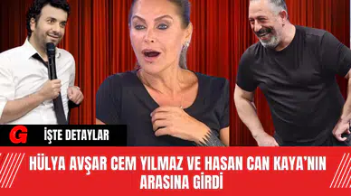 Hülya Avşar Cem Yılmaz ve Hasan Can Kaya’nın Arasına Girdi