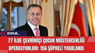 77 İlde Çevrimiçi Çocuk Müstehcenliği Operasyonları: 156 Şüpheli Yakalandı