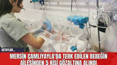 Mersin Çamlıyayla'da Terk Edilen Bebeğin Ailesinden 5 Kişi Gözaltına Alındı