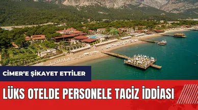 Antalya'da lüks otelde personele tac*z iddiası