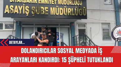 Dolandırıcılar Sosyal Medyada İş Arayanları Kandırdı: 15 Şüpheli Tutuklandı