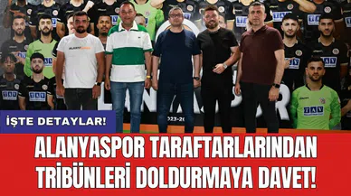 Alanyaspor taraftarlarından tribünleri doldurmaya davet!