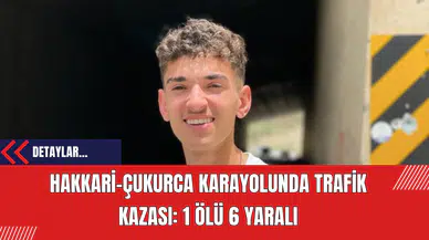 Hakkari-Çukurca Karayolunda Trafik Kazası: 1 Ölü 6 Yaralı