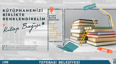 Eskişehir'de çocuklar için kütüphane kuruluyor