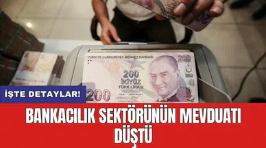 Bankacılık sektörünün mevduatı düştü